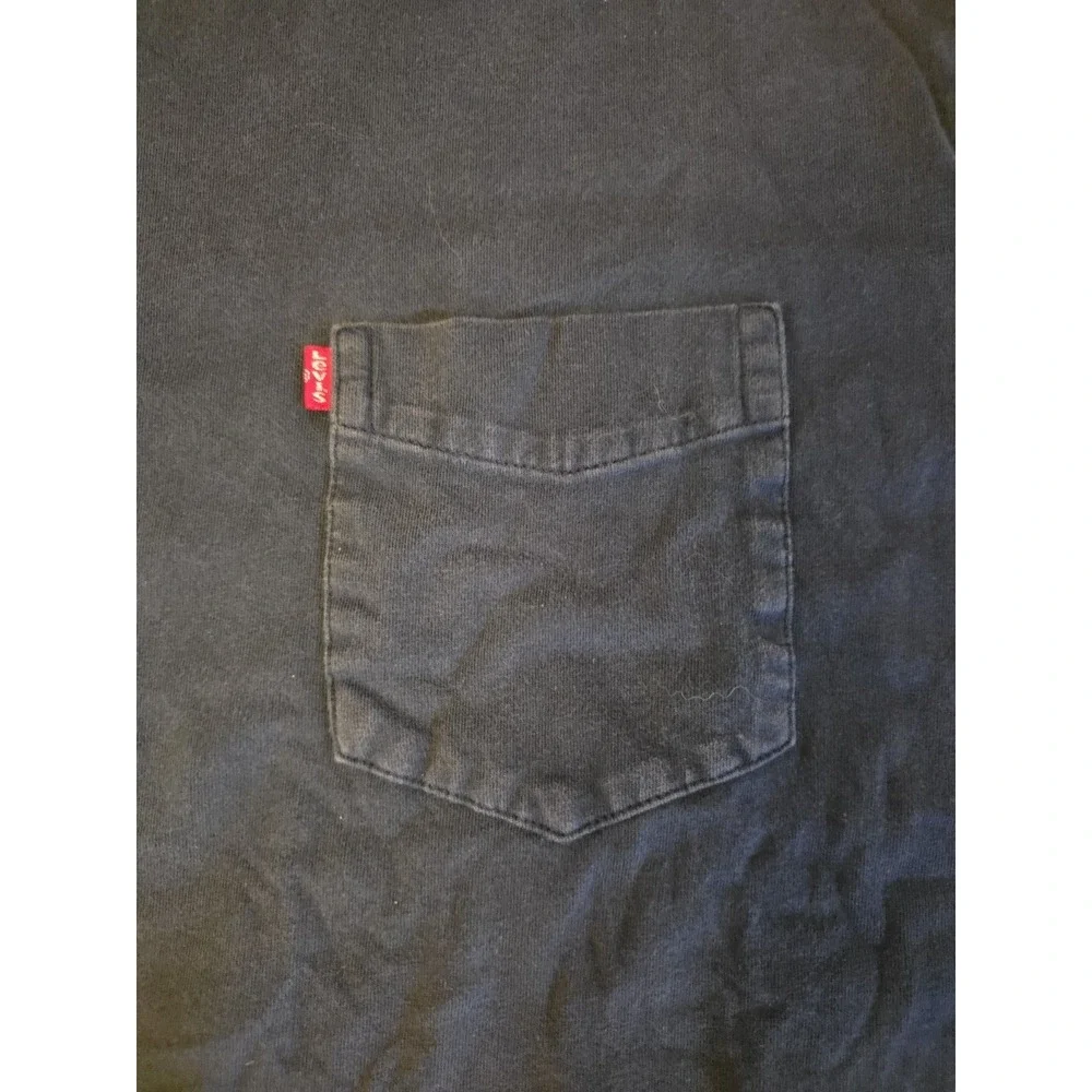 Levi's The Pocket Tee Standard Fit‎ Men's Size XXL Blue Cotton T Shirt Levis